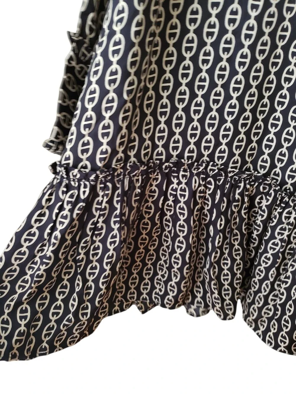 J. Crew Amelia Shirt Dress With Ruffle Hem